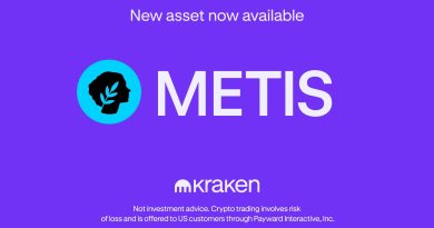 Kraken Lists $METIS tokens as Metis Ecosystem Momentum Builds