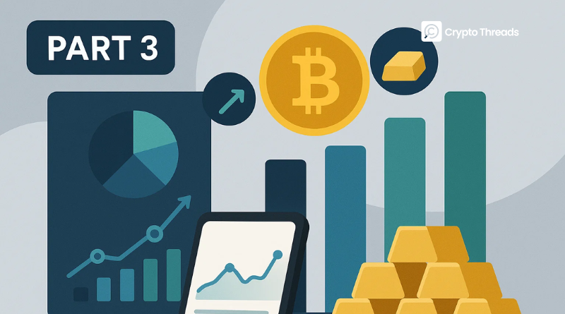 Optimizing a Cryptocurrency Portfolio with Gold: A Data-Driven Approach (Part 3)