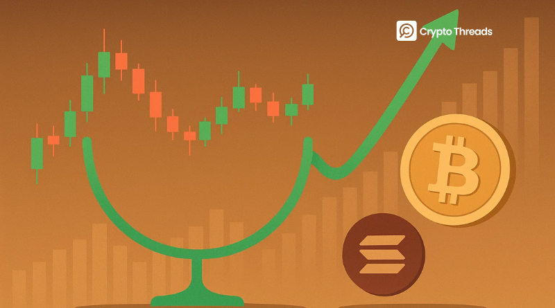 Cup and Handle Pattern: Why Bitcoin Could Reach $230K and Solana Could Surge 2800%