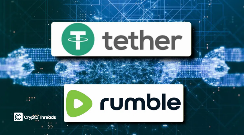 Rumble Partners with Tether to Launch Bitcoin Tipping for 51M Users